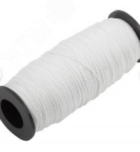 Нить крученая двухпрядная полипропилен 100 м белая