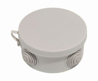 Коробка распределительная 65х40, IP55, 4 гермоввода, защелк. крышка TDM