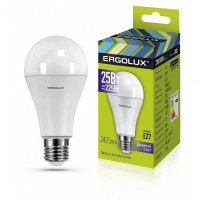 Лампа светодиодная Ergolux Шар 25W E27 6500K