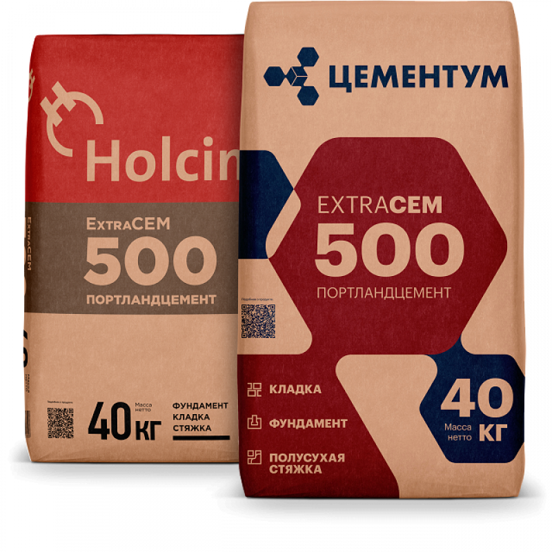 Цемент Цементум М500 ЦЕМ II/А-И 42.5 Н 40 кг