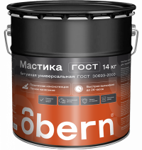 Мастика Obern битумная универсальная 14 кг/20 л