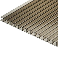 Сотовый поликарбонат 8 мм 2,1х6 м Бронза