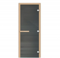 Дверь банная стекло ДКС 1900х680 мм Графит матовое