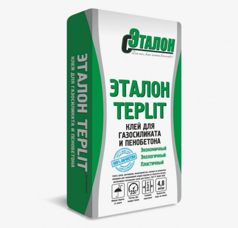 Клей для блоков Эталон Teplit 25 кг