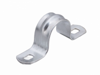 Скоба металлическая двухлапковая d=19-20мм Fortisflex