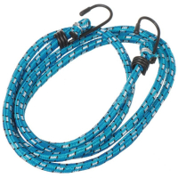 Шнур крепежный резиновый со стальными крюками 110 см d10 мм