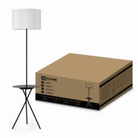 Торшер ASD/InHome ТНО 04П-BW 60W E27 с полкой белый 375x375x1643 9656